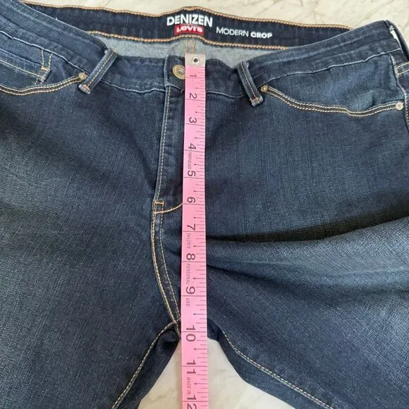 Levi’s Denizen modern crop womens jeans size 16 - Picture 6 of 7